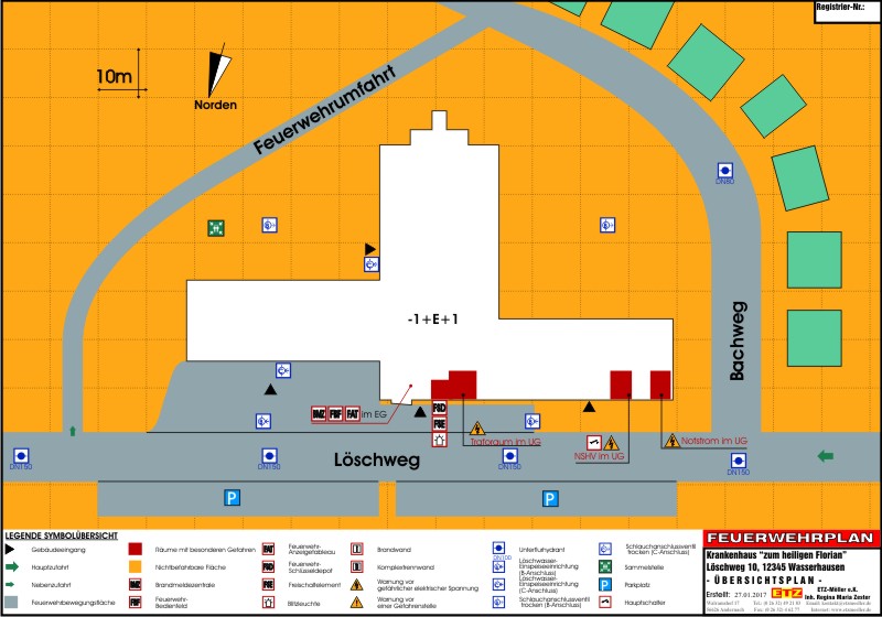 Übersichtsplan (Feuerwehrplan)